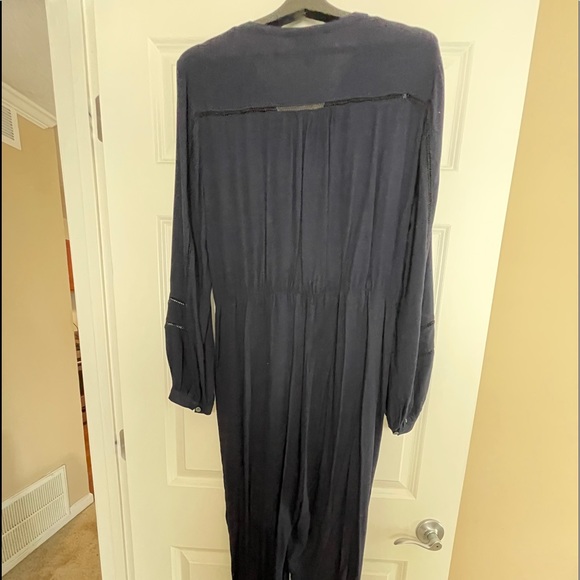 Greylin x Anthropologie Blue Jumpsuit Sz L - Picture 4 of 4